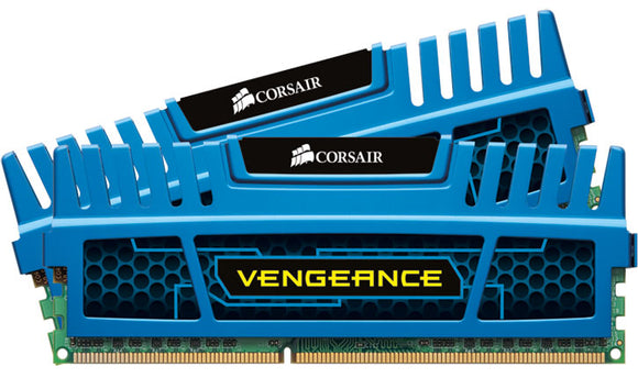 (LS) Corsair Vengeance 8GB (2x4GB) DDR3 1600MHz C9 Desktop Gaming Memory Blue EOL