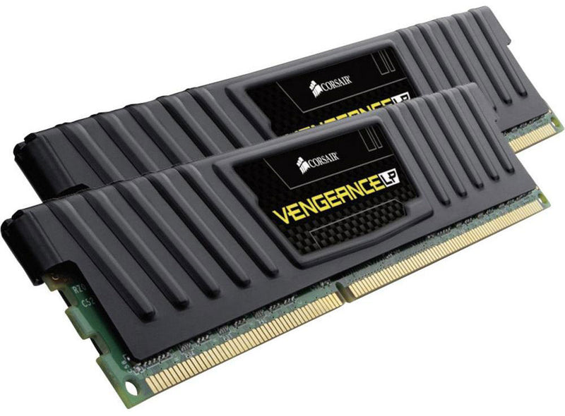 Corsair Vengeance Low Profile 16GB (2x8GB) DDR3 UDIMM 1600MHz C9 1.5V XMP 1.3 Desktop Gaming Memory Black