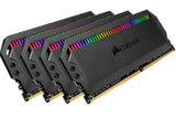 Corsair Dominator Platinum RGB 32GB (4x8GB) DDR4 3000MHz CL15 DIMM Unbuffered 15-17-17-35 XMP 2.0 Black Heatspreaders 1.35V Desktop PC Gaming Memory