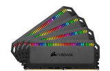 Corsair Dominator Platinum RGB 32GB (4x8GB) DDR4 3000MHz CL15 DIMM Unbuffered 15-17-17-35 XMP 2.0 Black Heatspreaders 1.35V Desktop PC Gaming Memory