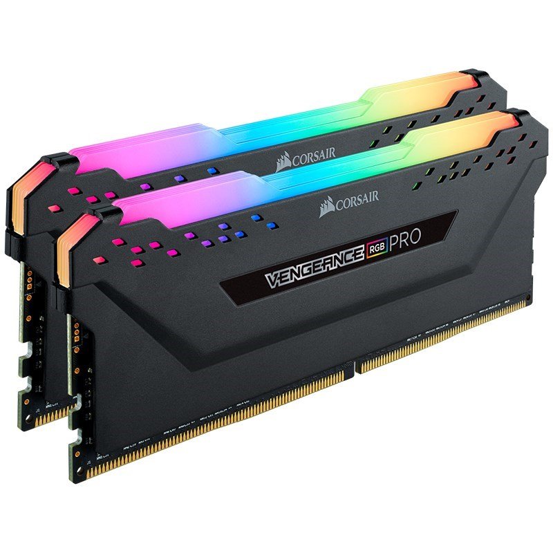 Corsair Vengeance RGB PRO 16GB (2x8GB) DDR4 2666MHz C16 Desktop Gaming Memory