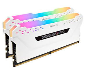 (LS) Corsair Vengeance RGB PRO 16GB (2x8GB) DDR4 3000MHz C15 Desktop Gaming Memory White