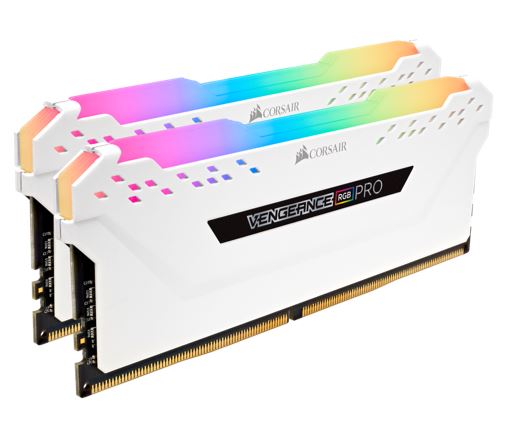 (LS) Corsair Vengeance RGB PRO 16GB (2x8GB) DDR4 3000MHz C15 Desktop Gaming Memory White