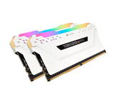 Corsair Vengeance RGB PRO 16GB (2x8GB) DDR4 3200MHz C16 Desktop Gaming Memory White