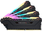 (LS) Corsair Vengeance RGB PRO 128GB (4x32GB) DDR4 3200MHz C18 1.35V 288Pin DIMM XMP 2.0 Anodized Aluminum Desktop Gaming Memory