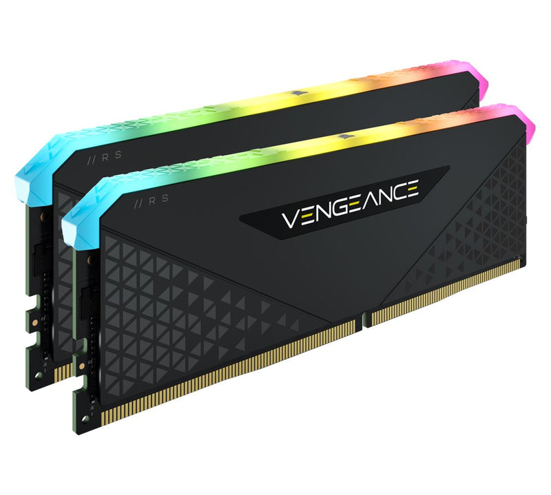 Corsair Vengeance RGB RS 16GB (2X8GB) DDR4 3600MHz C18 18-22-22-42 Black Heatspreader Desktop Gaming Memory