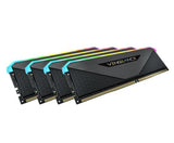 Corsair Vengeance RGB RT 32GB (4x8GB) DDR4 3200MHz C16 16-20-20-38 Black Heatspreader Desktop Gaming Memory for AMD Threadripper