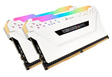 Corsair Vengeance RGB PRO 32GB (2x16GB) DDR4 3200MHz C16 Desktop Gaming Memory White