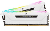 Corsair Vengeance RGB PRO SL 32GB (2x16GB) DDR4 3600Mhz C18 White Heatspreader Desktop Gaming Memory