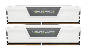 Corsair Vengeance 32GB (2x16GB) DDR5 UDIMM 5600Mhz C40 1.25V White Desktop PC Gaming Memory