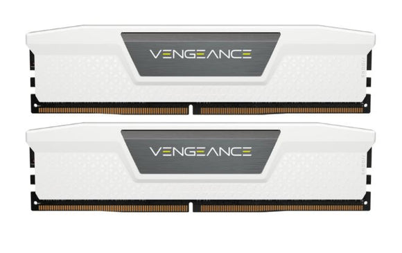 Corsair Vengeance 32GB (2x16GB) DDR5 UDIMM 5600Mhz C40 1.25V White Desktop PC Gaming Memory