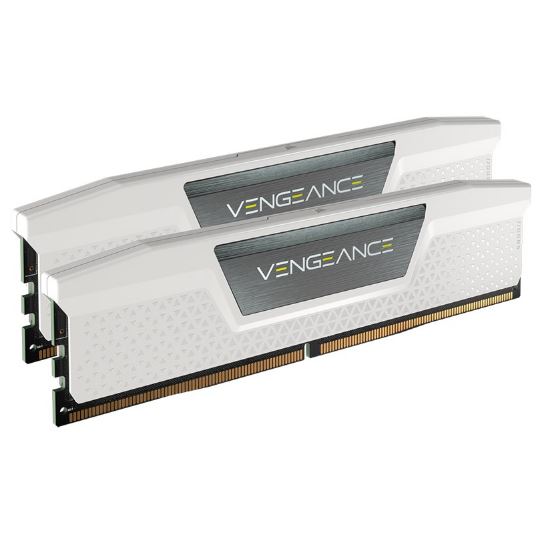 Corsair Vengeance 32GB (2x16GB) DDR5 UDIMM 5600Mhz C36 1.25V White Desktop PC Gaming Memory