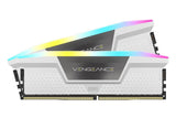 (LS) Corsair Vengeance RGB 32GB (2x16GB) DDR5 UDIMM 5200MHz C40 1.25V Desktop Gaming Memory White