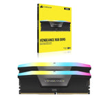 Corsair Vengeance RGB 32GB (2x16GB) DDR5 UDIMM 6000MHz C30 1.4V Desktop Gaming Memory Black Optimized for AMD Expo Ryzen 7000 Series