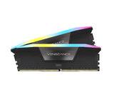 Corsair Vengeance RGB 32GB (2x16GB) DDR5 UDIMM 6400MHz C36 1.35V Desktop Gaming Memory Black