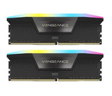 Corsair Vengeance RGB 32GB (2x16GB) DDR5 UDIMM 6800MHz C40 1.4V Desktop Gaming Memory Black