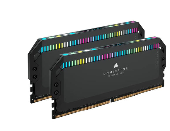 Corsair Vengeance RGB 64GB (2x32GB) DDR5 UDIMM 5600MHz C36 1.25V Desktop Gaming Memory Black Optimized