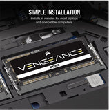 Corsair Vengeance 8GB (1x8GB) DDR5 SODIMM 4800MHz C40 1.1V Notebook Laptop Memory