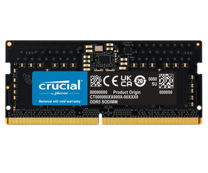 Crucial 8GB (1x8GB) DDR5 SODIMM 5200MHz C42 1.1V Notebook Laptop Memory