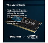 Crucial 8GB (1x8GB) DDR5 SODIMM 5600MHz C46 1.1V Notebook Laptop Memory ~CT8G52C42S5