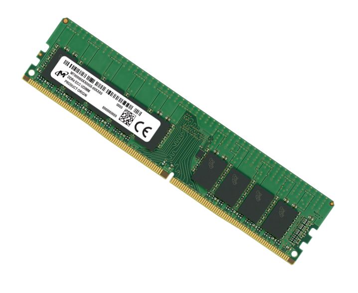 Micron 16GB (1x16GB) DDR4 ECC UDIMM 2666MHz CL19 2Rx8 ECC Unbuffered Server Memory 3yr wty