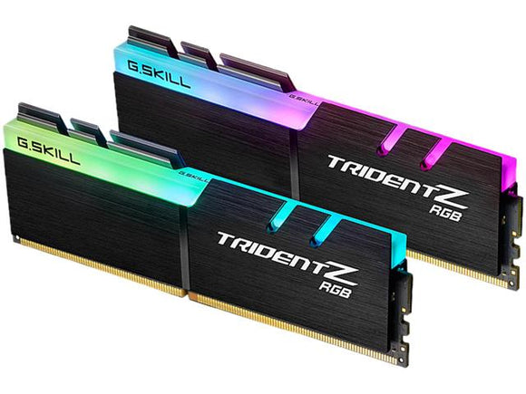 (LS) G.SKILL F4-3200C14D-16GTZRX 16GB (2 x 8GB)/ PC4-25600 / DDR4 3200 Mhz/ Timings 14-14-14-34/ Voltage 1.35V/  Trident Z RGB