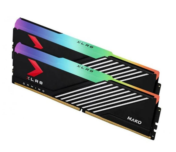 (LS) PNY 32GB (2x16GB) DDR5 UDIMM 6000MHz CL38 Desktop PC Memory RGB