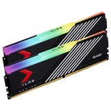 PNY XLR8 DDR5 32GB (2x16GB) 6400MHz (PC5-51200) CL32 MAKO RGB Desktop Memory Voltage 1.4 V Limited Lifetime Warranty