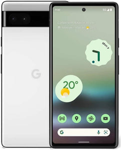 Google Pixel 6a 5G 128GB - Chalk (GA03714-GB), 6.1", Full HD+, 60Hz, 6GB/128GB, 12.2MP/8MP, Single SIM + eSIM, 4410mAh, 2YR