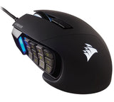 Corsair SCIMITAR RGB ELITE Black Gaming Mice, 17 programmable buttons, 18,000 DPI (LS)