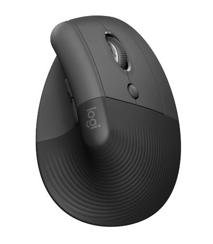 Logitech ERGO LIFT Graphite wireless mouse 1000 DPI  Logi Bolt USB receiver   1-Year Limited Hardware Warranty