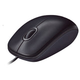 Logitech M90 USB Wired Optical Mouse 1000dpi for PC Laptop Mac Full Size Comfort smooth mover ~B100