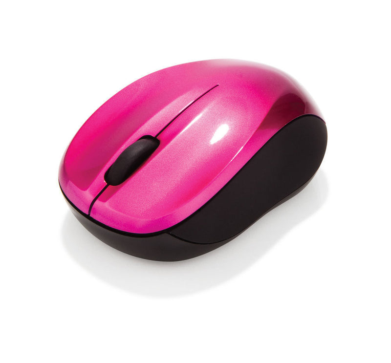 Verbatim GO Nano Hot Pink Mouse 2.4GHz Wireless Optical, Ultra Compact, 3 Buttons, 1600dpi, Nano Receiver