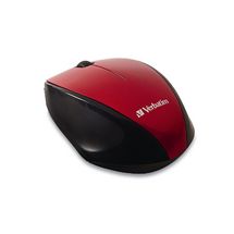 (LS) Verbatim MultiTrac Red Mouse Blue LED, Wireless Optical (LS>97992, 97993)