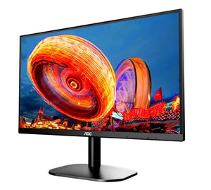 AOC 23.6" IPS 4ms, Adaptive Sync, 75hz, FHD, 2x Speakers, Headphone out, Tilt, VESA 100mm. HDMI / DVI / VGA, Flicker FREE, Business Media Monitor (EOL