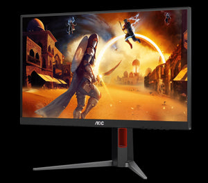 AOC 27" IPS, Full HD 1920x1080, Adaptive Sync,1ms, 180Hz, HDR10, Borderless, Height Adjustable Stand, VESA 100X100m,  HDMI 2.0, DP 1.4 Gaming Monitor