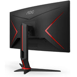 AOC 27" Curved 0.5ms 240Hz FHD 1920 x 1080, 1500R, FreeSync, HDR Mode, Ultra Narrow Border  Gaming Monitor w/HAS - DP/HDMI, VESA100 (LS)