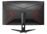 AOC 31.5" Curved 1ms 165Hz Full HD FreeSync Ultra Narrow Border Gaming Monitor - DP x 1, HDMI x 2, VGA x1. VESA100mm Low Blue (LS)