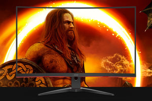 AOC 31.5" Curved 0.5ms 240Hz, FHD 1080 FreeSync Premium, Ultra Narrow Border Gamer's Choice - DP x 1, HDMI x 2. VESA100mm Low Blue monitor