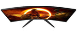 AOC 31.5" Curved 0.5ms 240Hz, FHD 1080 FreeSync Premium, Ultra Narrow Border Gamer's Choice - DP x 1, HDMI x 2. VESA100mm Low Blue monitor