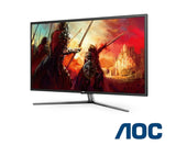 AOC 43" 4K 144Hz, HDR 1000, HDMI 2.1, Quantum Dot Pro Display, 1ms, sRGB 145%, DP 1.4, 7W Speakers, USB 3.2 Hub, VESA 200 PS5, Xbox X, Monitor (LS)