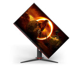 AOC 27" IPS 165Hz 1ms QHD 2560 x1440, 350 cd/m2, G-Sync Compatible, HDR Mode, HDMI 2.0 x 2, DP 1.2 x 1, Height Adjust, VESA 100,  Gaming Monitor(LS