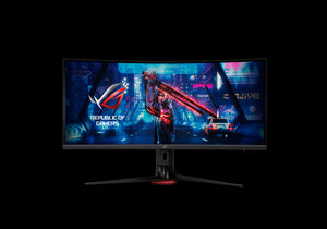 ASUS XG349C 34" ROG Strix Gaming Monitor, WQHD (3440 x 1440) Overclockable 180Hz (Above 144Hz) 1ms (GTG) Extreme Low Motion Blur Sync, USB Type-C