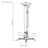 Brateck PRB-2G Universal Wall&Celing Projector Bracket (LS)