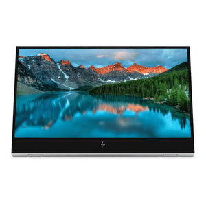 HP E14 14" FHD IPS USB-C Portable Monitor 1920x1080 Dual USB Type-C Tilt Adjustable Low Light Mode Slim Lightweight includes Sleeve 3yrs wty