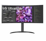 LG 34" IPS QHD 34WQ75C Ultra-Wide QHD Curved 3440x1440 1000R 5ms HDR10 sRGB IPS DP HDMI USB-C LAN VESA Tilt Height Range Monitor