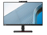 LENOVO ThinkVision T24v-20 23.8"/24" 60Hz FHD Monitor 1920x1080 16:9 4ms Height Adjust Tilt Swivel Pivot Webcam HDMI DP VGA 2xUSB3.2 Hub Speakers Mic