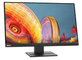 Lenovo ThinkVision E24Q-20 23.8"/24" 75Hz QHD IPS monitor 2K 2560x1440 16:9 4ms Height Adjust Tilt Pivot Swivel HDMI DP Speakers VESA 3yr wty