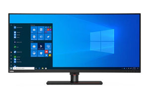 LENOVO ThinkVision P40w-20 40" WUHD Curve Monitor IPS 5K 5120x2160 21:9 Height Adjustable Tilt Swivel DP HDMI TBT4 USB-C Hub USB-B LAN Audio 4xUSB