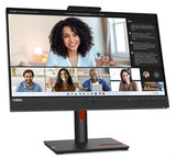 LENOVO ThinkVision T24mv 23.8"/24" FHD USB-C Docking IPS Monitor Height Adjust Tilt Swivel Pivot Webcam Daisy Chain DP HDMI LAN 4xUSB3.2 Hub Speakers